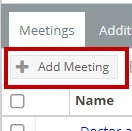 Add Meeting Button